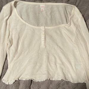 Colsie Long Sleeve Flannel Top